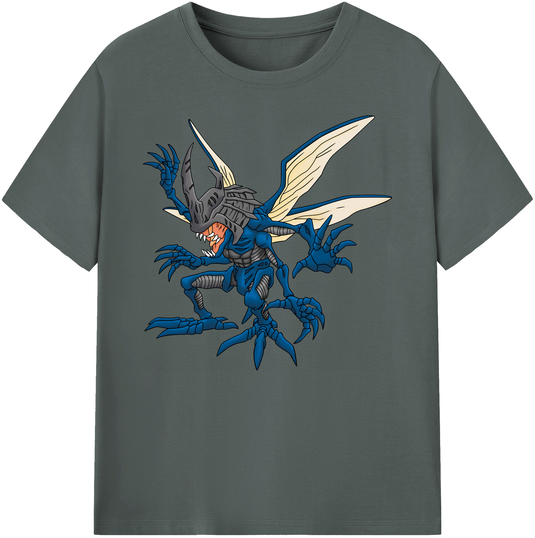 （画像用） Digimon デジタルモンスター/デジモン 綿100％ メンズ半袖Tシャツ｜肌触りやわらか＆通気性